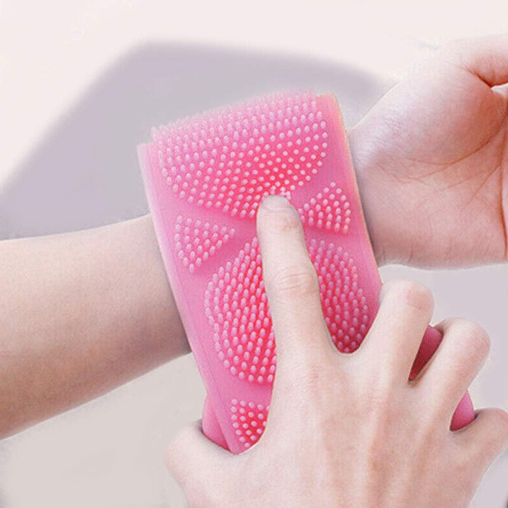 Alvinlite Shower Back Cleaner, Silicone Body Brush, Shower Back Cleaner, Long Back Cleaner, Exfoliating Loofah Brushes for Men and Women image number 3