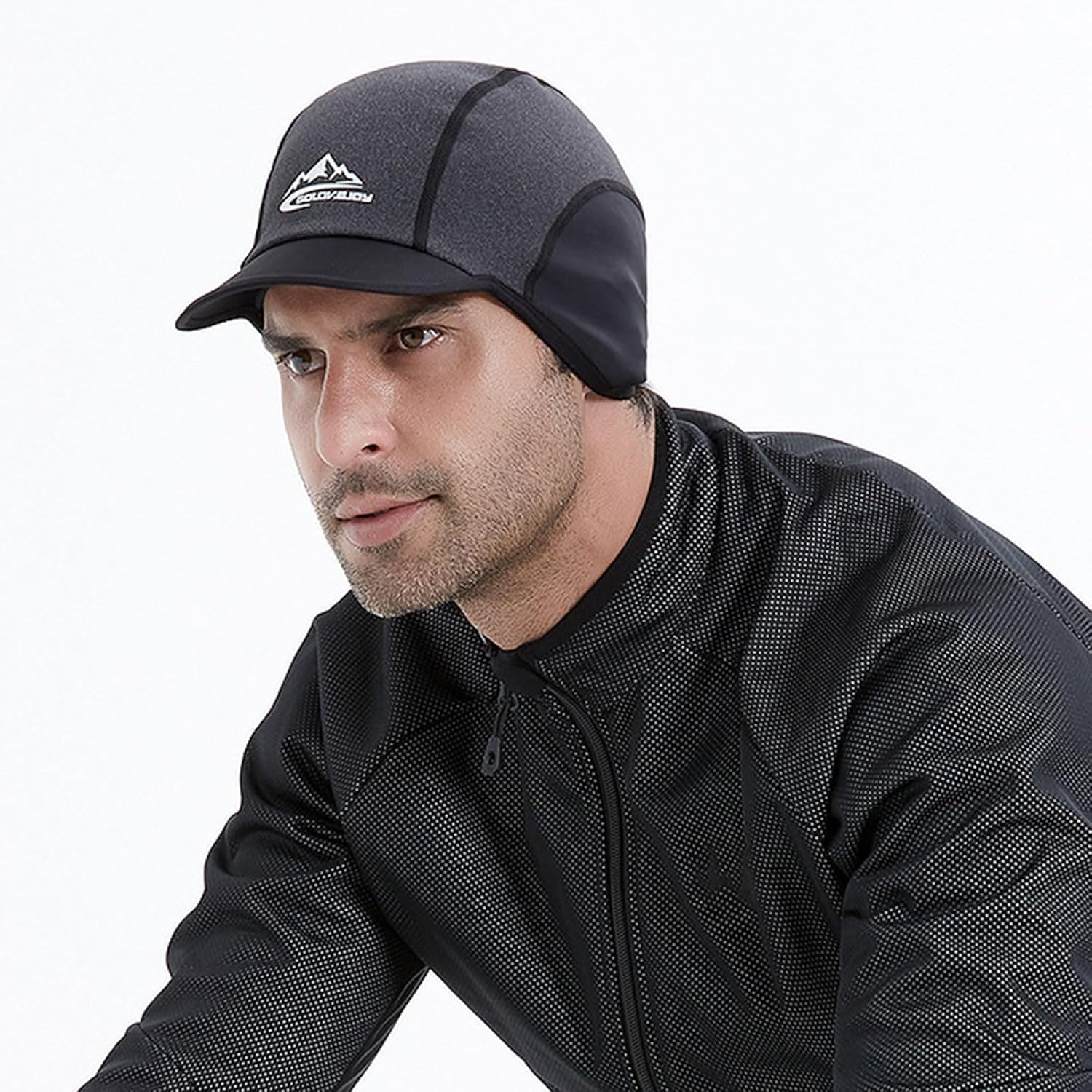 ZVCXOE Inner Hat Winter Cycling Hat Cold Protection Warm Windproof Wool Lining Helmet Inner Hat Walking Skiing Running Bicycle Men Head Circumference 71/8-71/2 Inches image number 5