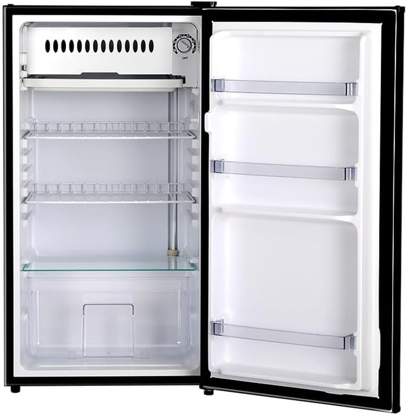 Devanti Bar Fridge, 95L Portable Fridges Organiser Refrigerator Chest Freezer Portable Small Wine Cooler Freestanding Home Bedroom Kitchen Office Party, Fast Frozen Quiet Operation Black image number 5