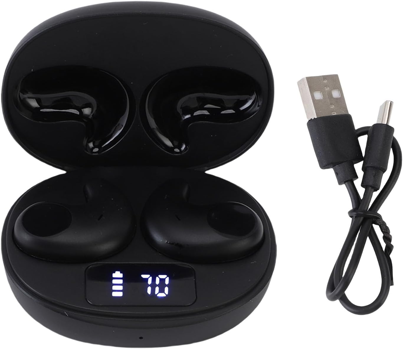 Plyisty Sleep Tube Headphones, Earphones for Side Sleepers, Headphones for Sound, Bluetooth 5.4 Wireless Earbuds, Ergonomic Design for Total Night Comfort image number 4