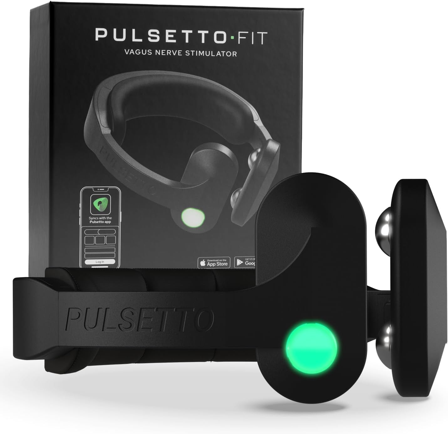 Pulsetto FIT Vagus Nerve Stimulator for Better Sleep & Stress Relief - Patented Neuro Sleep Aid Device - Personalized Relaxation Wearable for Burnout, Recovery, Rejuvenation and Long-Term Wellness image number 3