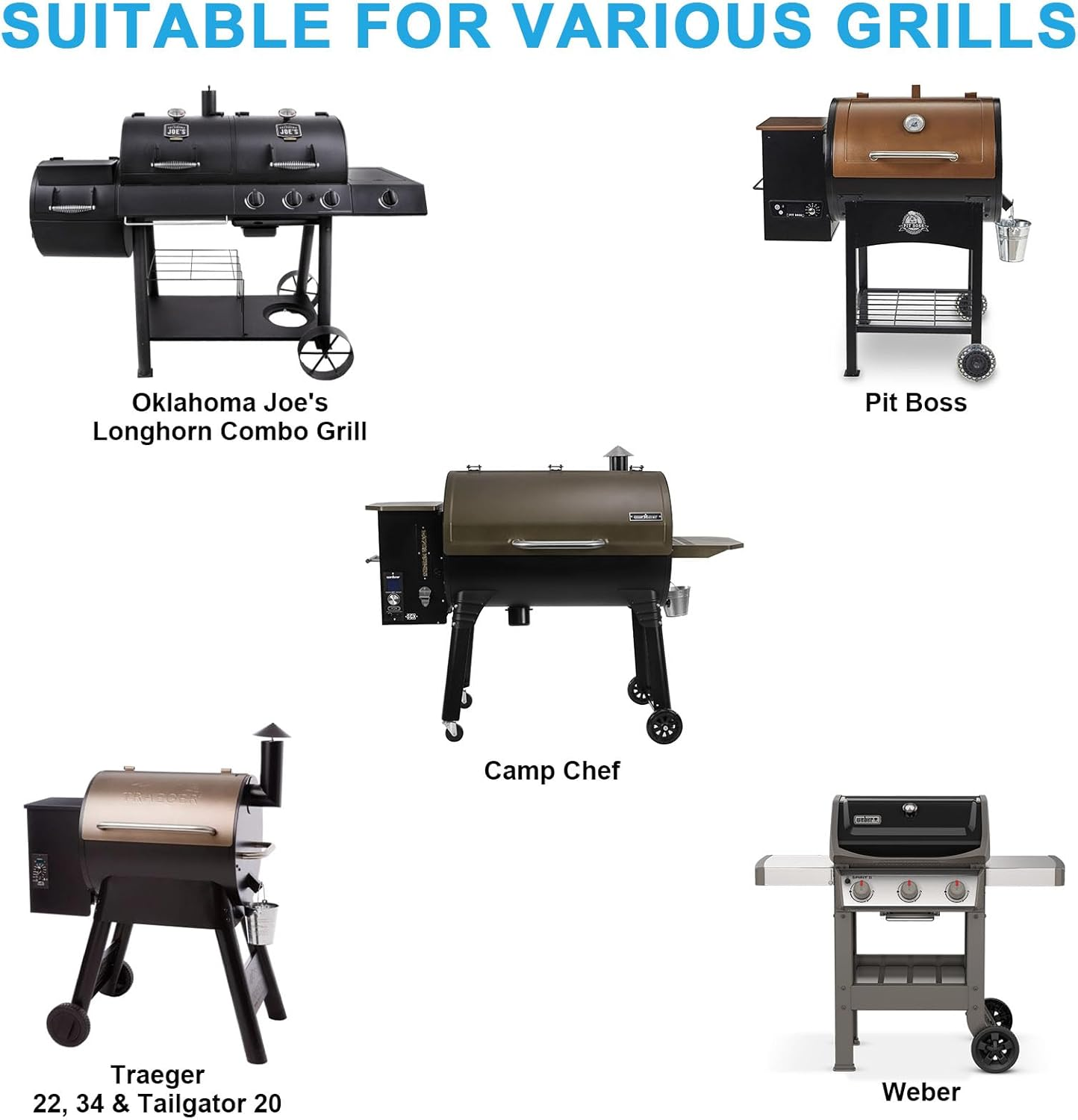 Universal Grill Warming Rack for Griddle, Wood Pellet Smoker and Gas Grill, Rack for Weber for Traeger for Blackstone for Char-Broil and Other Brand Grills image number 6