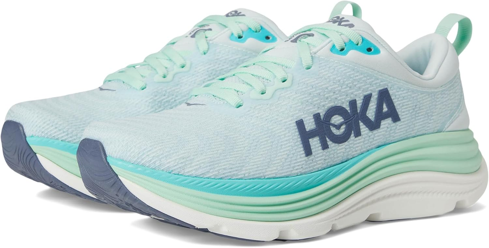 HOKA Women'S W Gaviota 5 Gymnastics Shoe, Airy Blue Sunlit Ocean, 43 1/3 EU, Airy Blue Sunlit Ocean, 43 1/3 EU