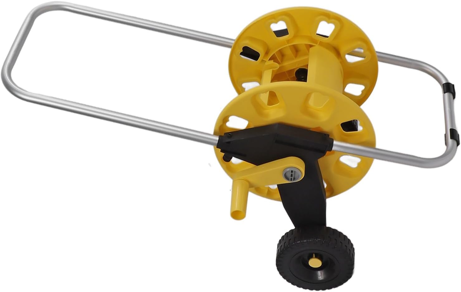 Hose Reel Cart, Corrosion Resistant ABS PP Aluminum Stable Garden Hose Cart for Yard