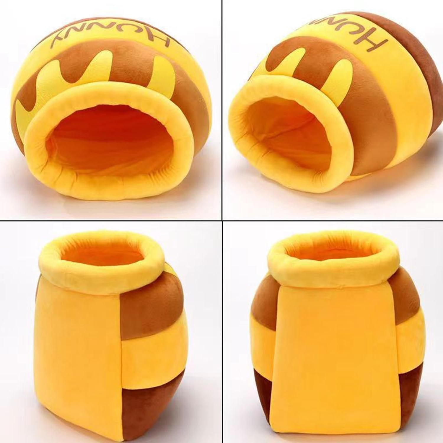 Fenteer Cat Bed for Indoor Cats Sleeping Bed Comfortable Cute Pet Cat Bed Honey Pot Shape Cozy Cave image number 6