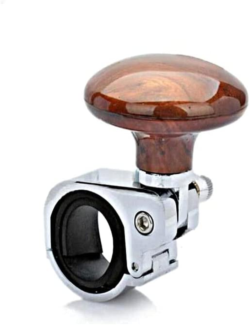 Steering Wheel Knob, Steering Wheel Spinner Knob,Brown Universal Fit Vehicle Steering Wheel Spinner,Universal Fit for All Cars,Tractors,Trucks, Boats image number 4