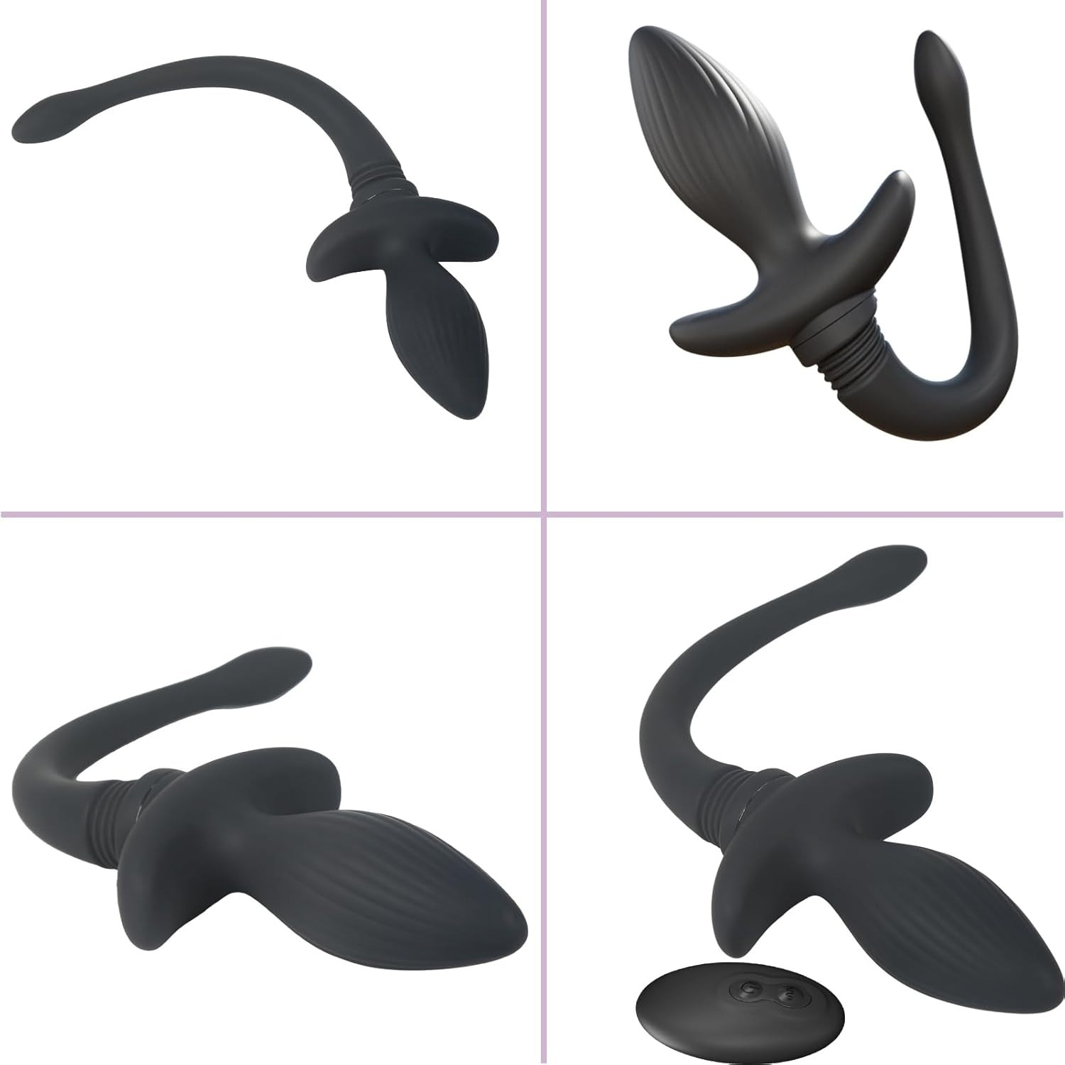 Ohlinna Remote Control Plug 7 Speed Wagging and Vibrating Dog Tail Vibrator Shake Vibration Butt Plug for Women Men image number 3