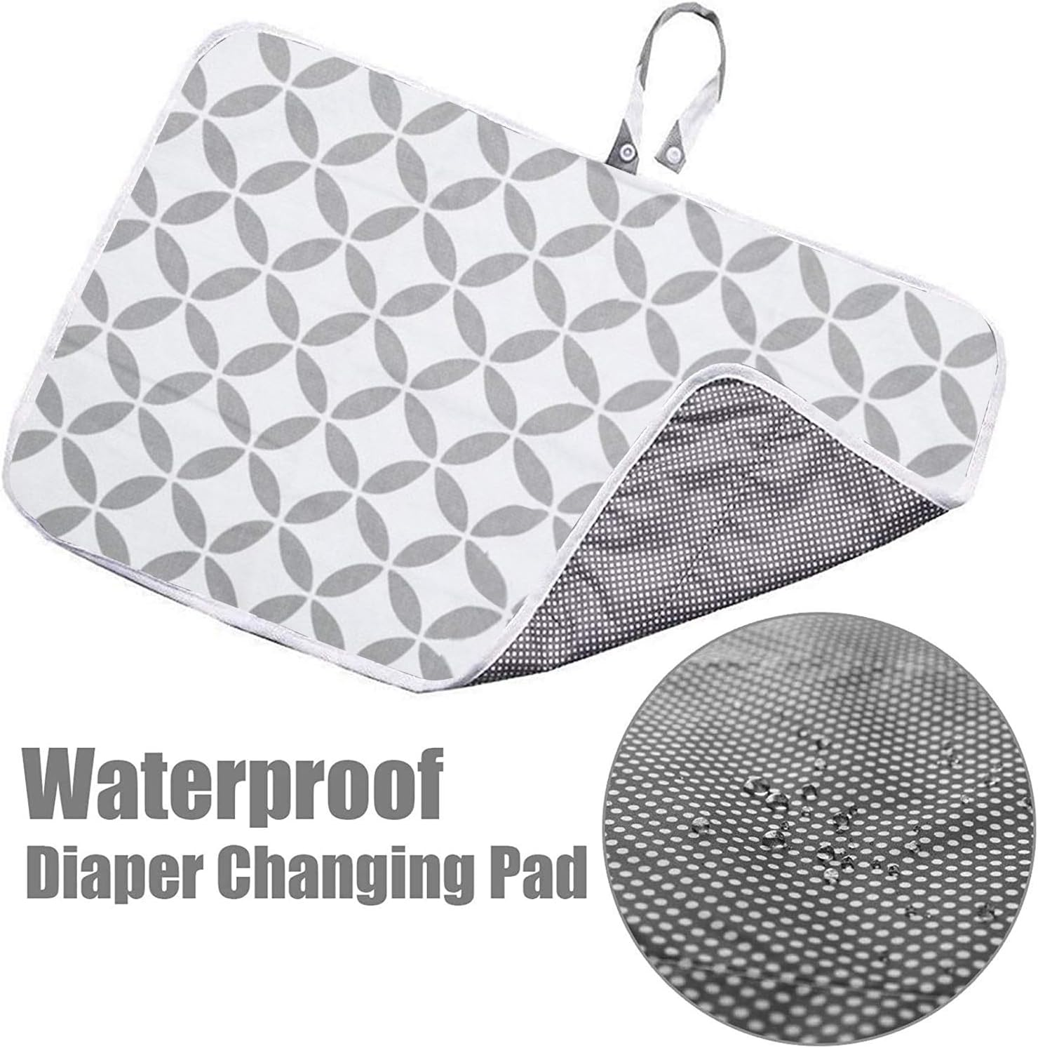 Foldable Travel Changing Mat Portable Baby Change Mat Waterproof Travel Changing Mat for Home Travel Outside image number 5