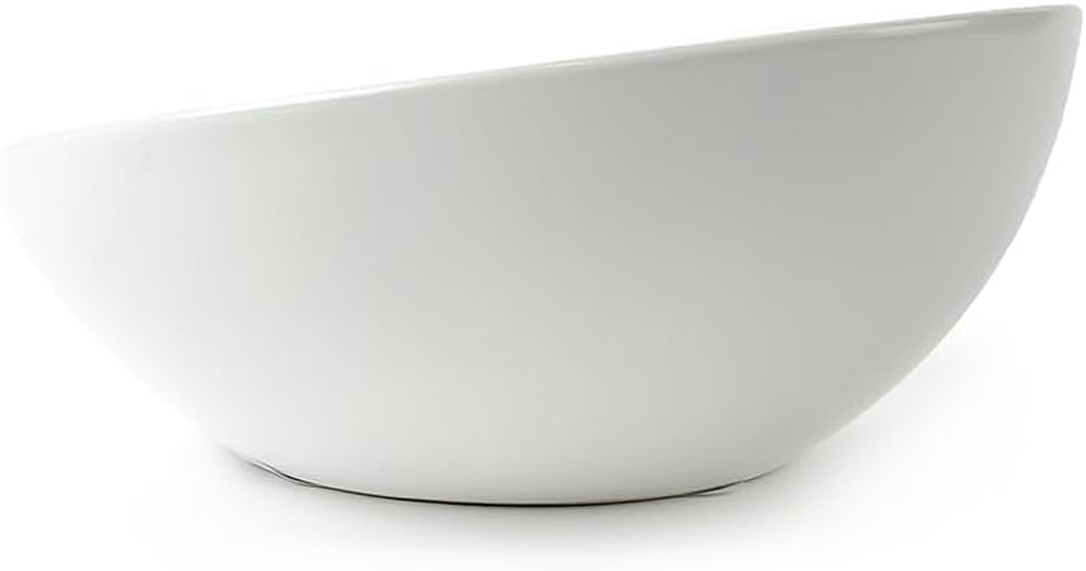 Barkley & Bella Dog Bowl Ceramic Ergonomic White 600Ml, White - Dog Bowl, Handcrafted, Durable, Dishwasher-Safe, Ergonomic Feature, Porcelain Ceramic - Blue image number 3