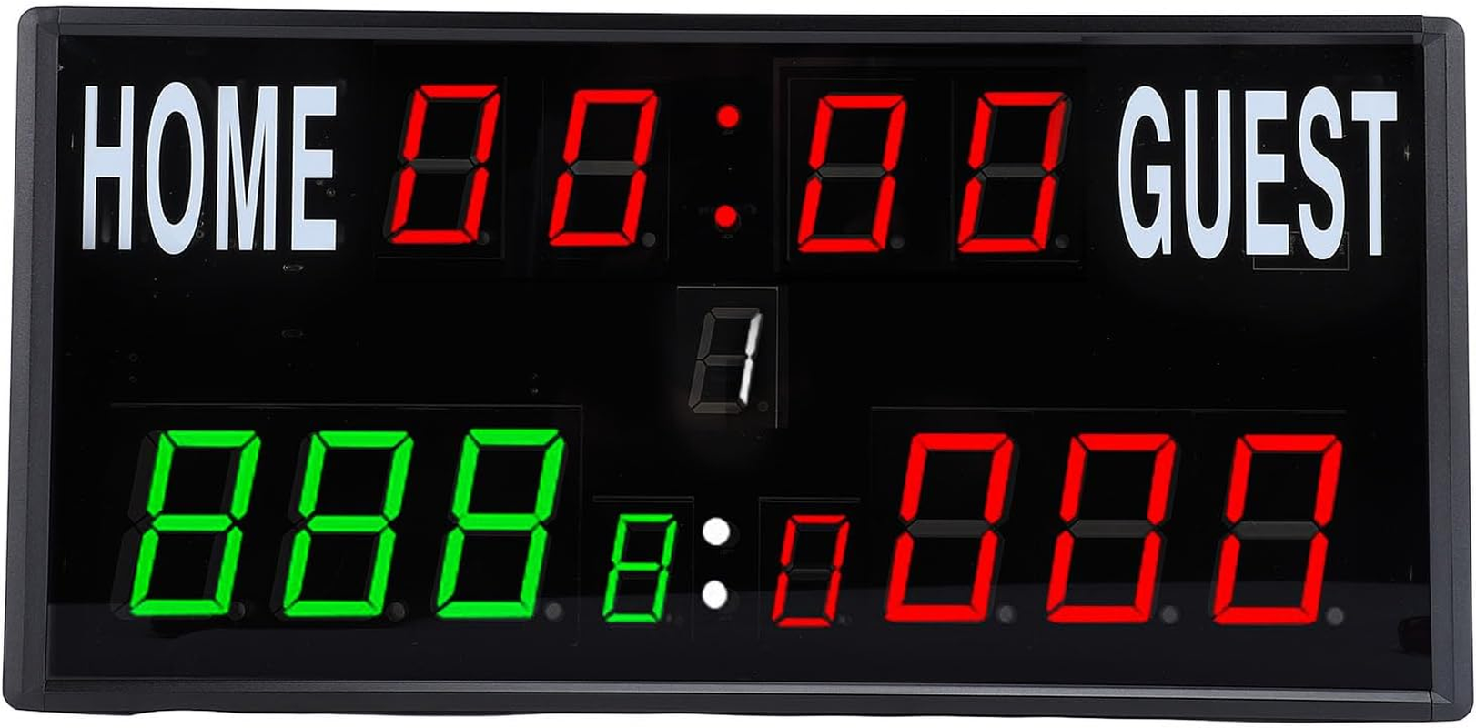 LED Portable Digital Scoreboard, Portable Digital Scoreboard with Countdown Match Time Battery Powered Scoreboard for Volleyball/Tennis/Basketball/Football image number 4