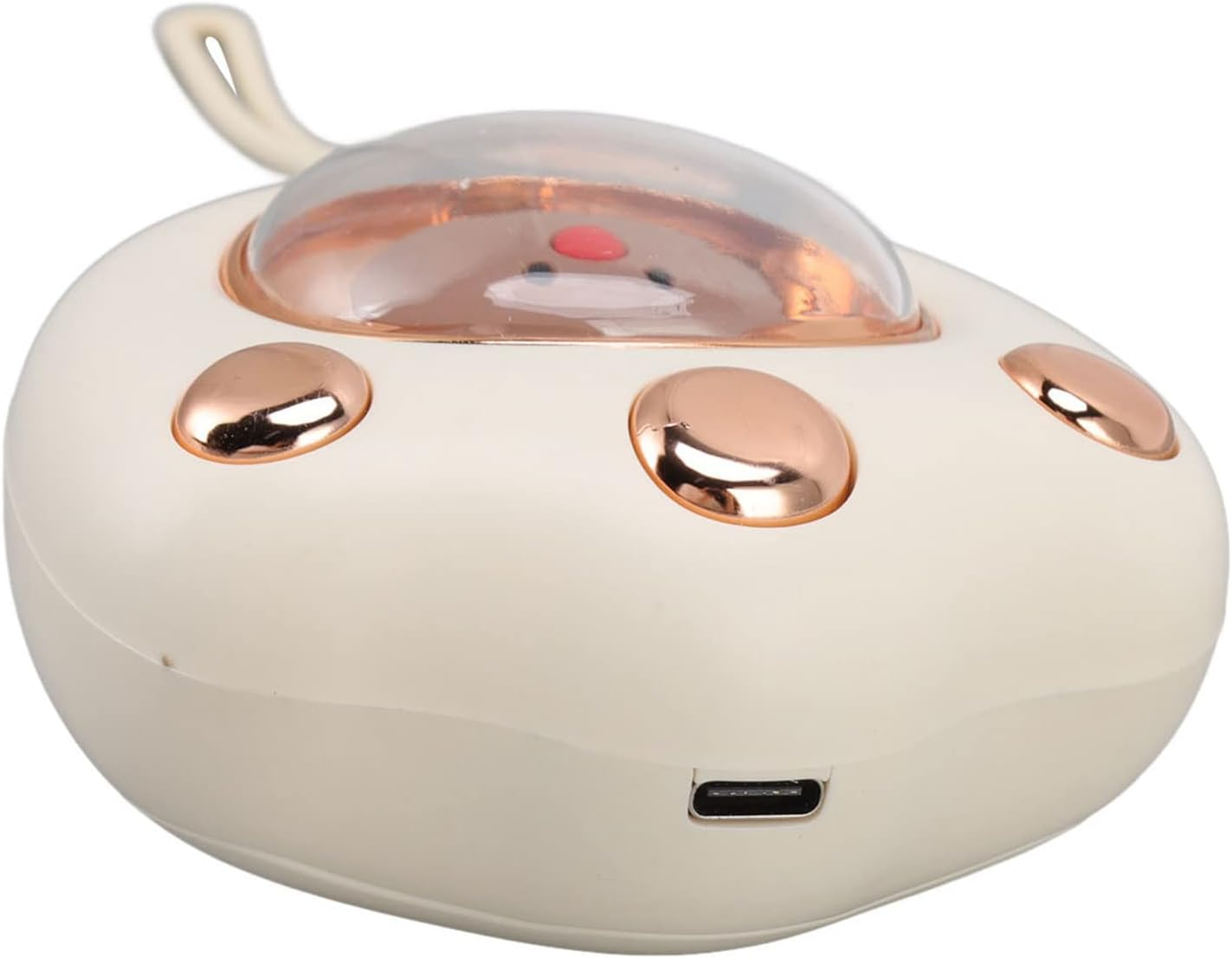 Hand Warmers, Cute Cat Claw Hand Warmer Convenient Warm Baby Night Light Hand Warmer USB Charging Electric Heater image number 2