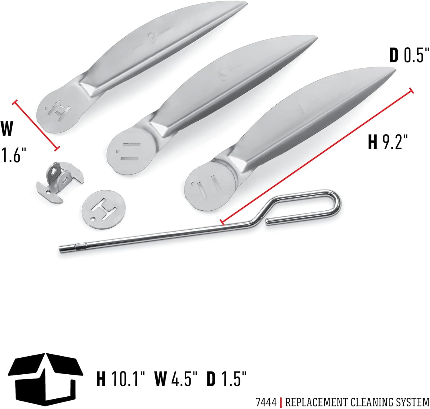 Weber 7444 22-1/2-Inch One-Touch Cleaning System Kit for Grills