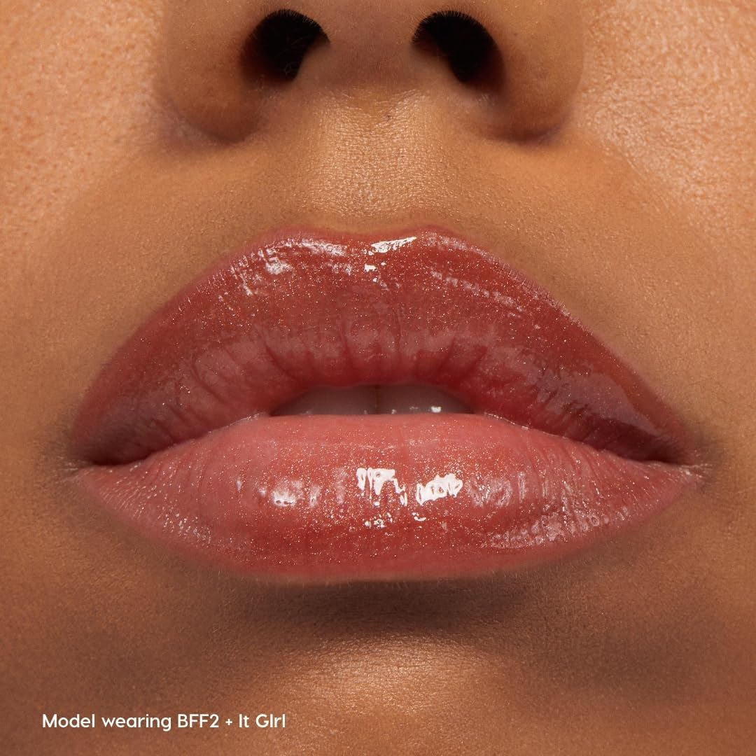 Colourpop Best Besties Lip Pencil & Gloss Duo - Shimmery Nude Lip Combo for Definition & Shine - Includes Shades BFF 2 & It Girl (2 Count) image number 6