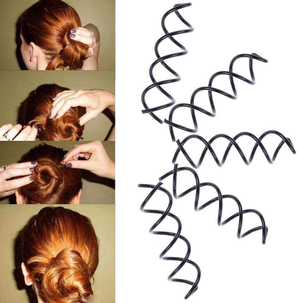 Haobase Hairdressing Accessories, Hairdressing Tools Set Hairstyle Stylized Accessory Hair Girls Sponge Foam Hairclip Braid image number 4