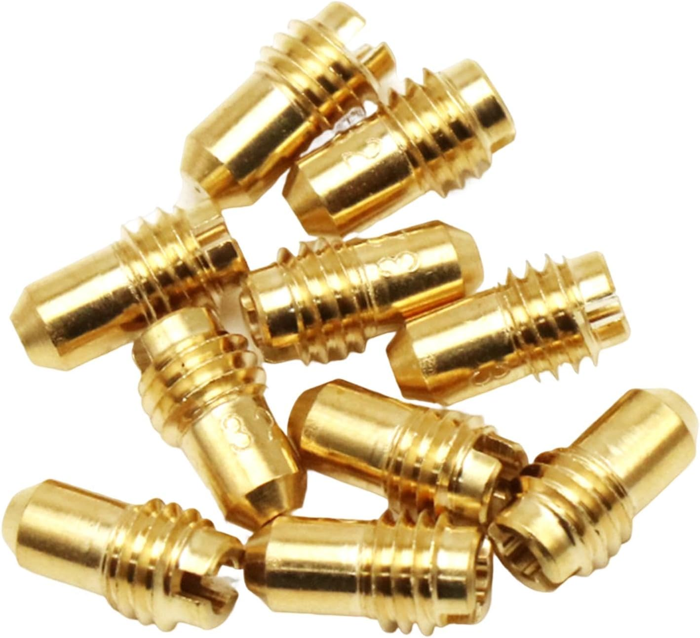 10Pcs Jets Slow Jet Slow Nozzle High Strength Motorbike Accessories for Phbg Stable Performance Easy to Install Attachment image number 6