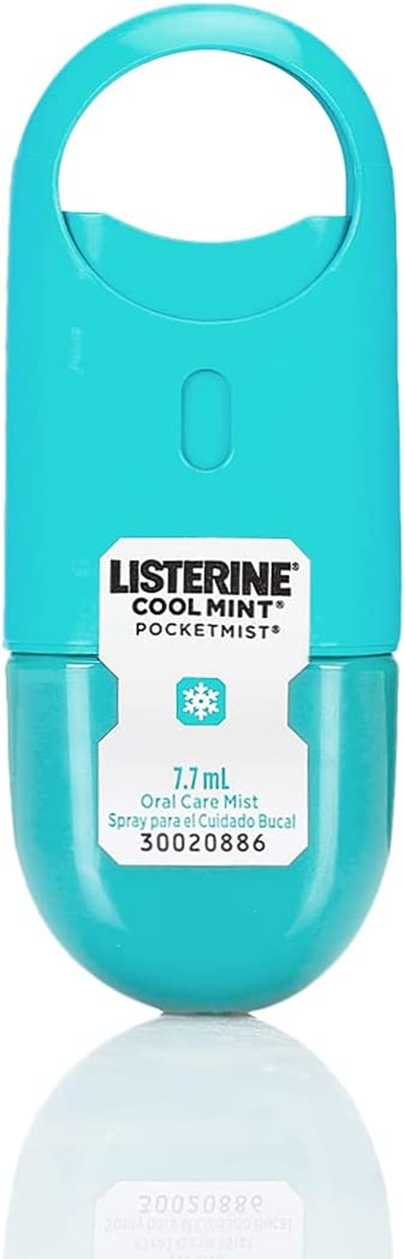 Listerine Pocketmist Oral Care Spray Cool Mint 7.7Ml | Kills 99% of Germs That Cause Bad Breath|Mint Breath Mist Leaves Your Mouth Feeling Refreshed and Clean|Pocket-Sized for Fresh Breath On-The-Go