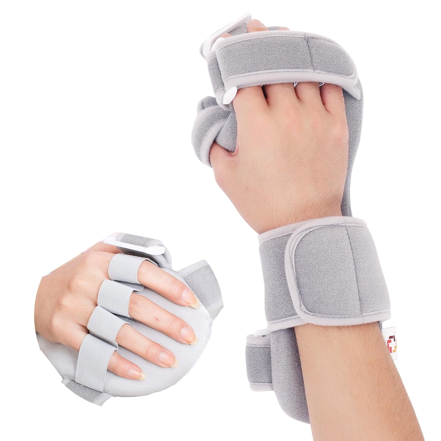 Resting Hand Splint for Stroke Recovery, Stroke Night Hand Brace with Finger Separator, Wrist & Finger Support Brace for Flexion Contractures, Arthritis, Carpal Tunnel Relief (S-Left) image number 6