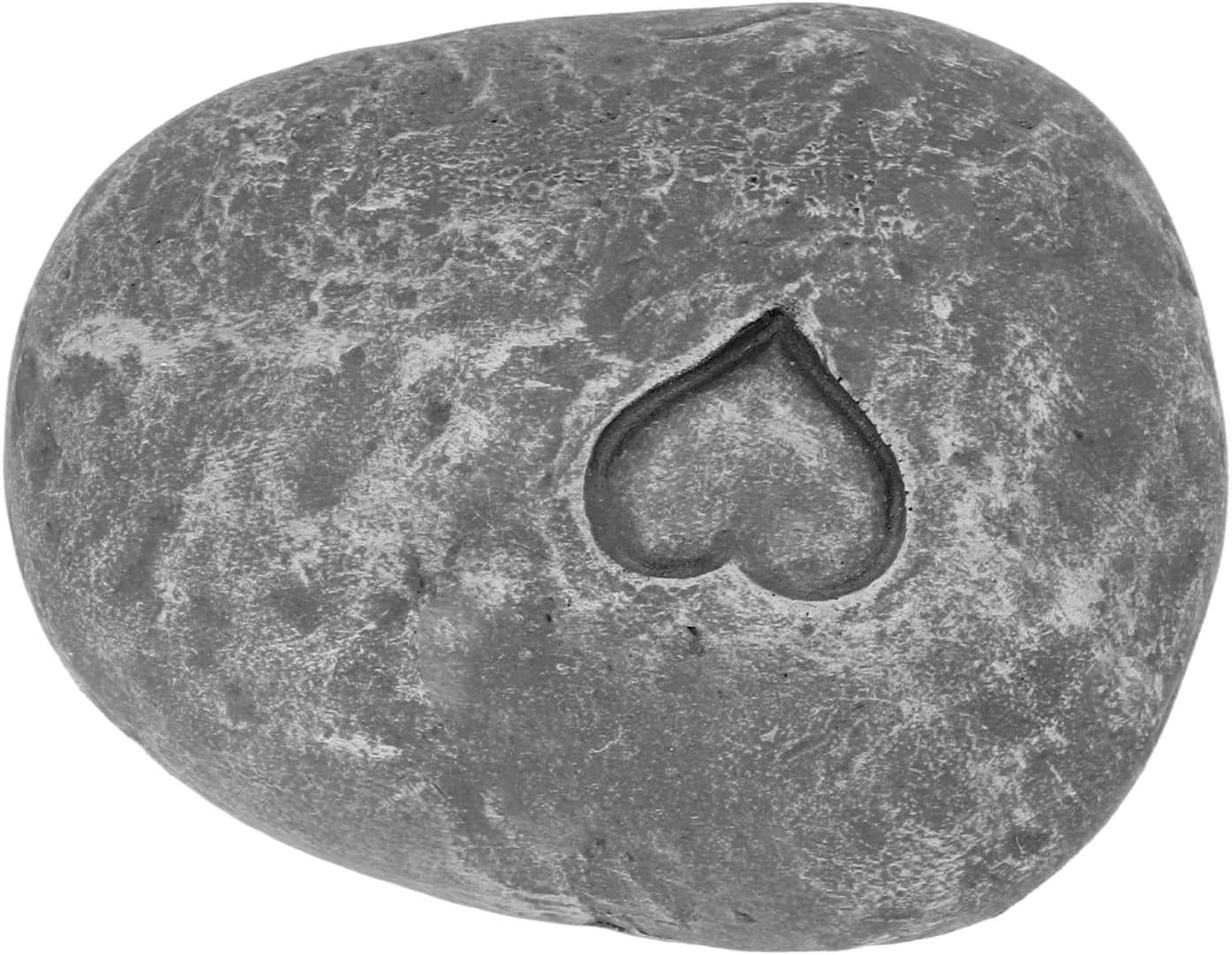 RASTKY Customizable Pet Memorial Stone, Engraving Resin Cat Grave Marker for Outdoor Garden, Weatherproof And, Default, Love Stone Grey image number 2