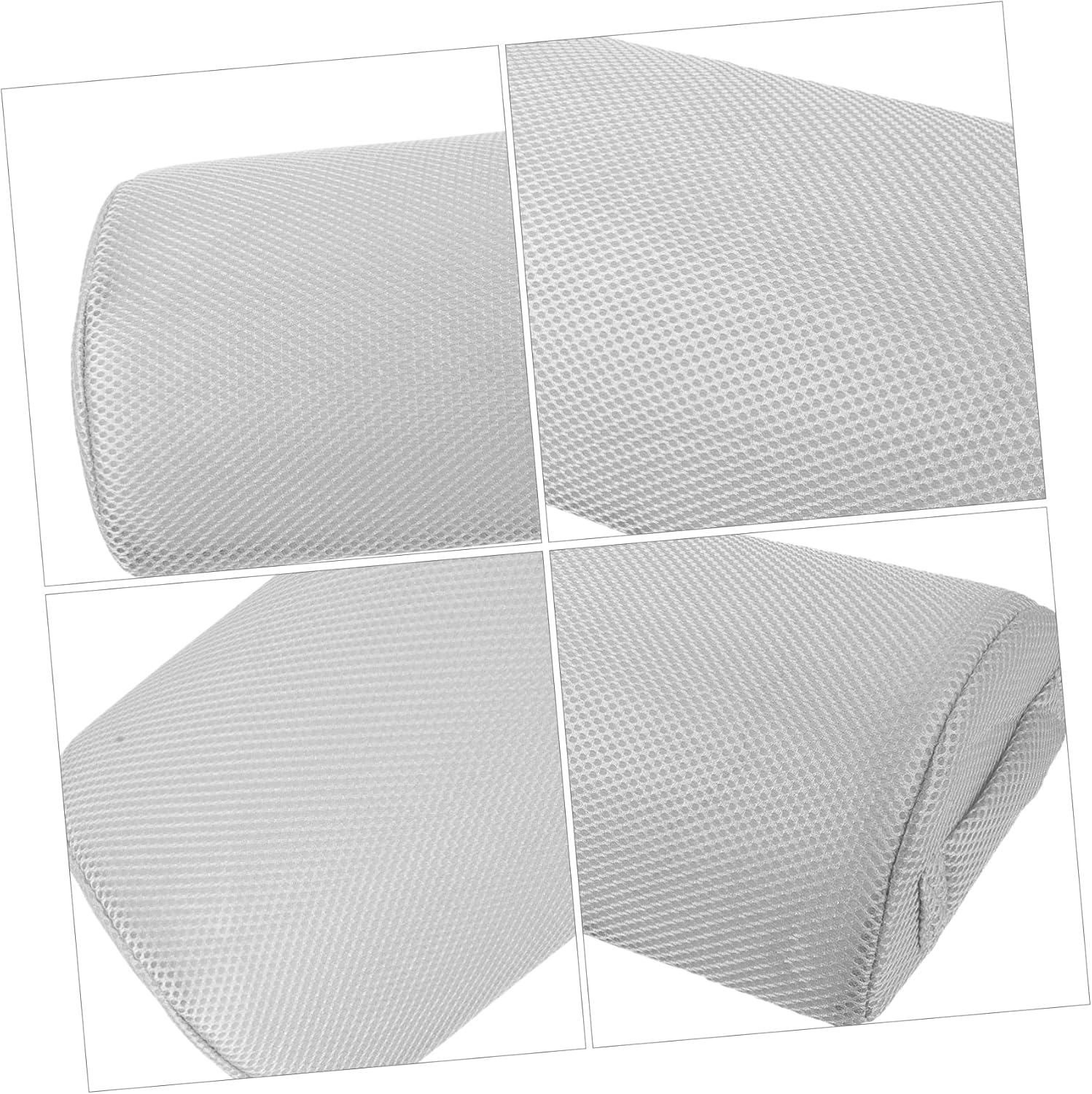 AUTSUPPL Leg Support Pillow for Sleeping Comfortable Knee Pillow for Portable Semi Roll Cushion for under Knees High Resilience Footrest Grey Mesh Cover