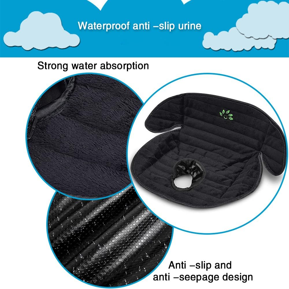 Car Seat Protector Car Seat Saver Stroller Potty Pad Baby Car Seat Cover Car Seat Waterproof Liner for Potty Training Prevent Leaking (Black) image number 4