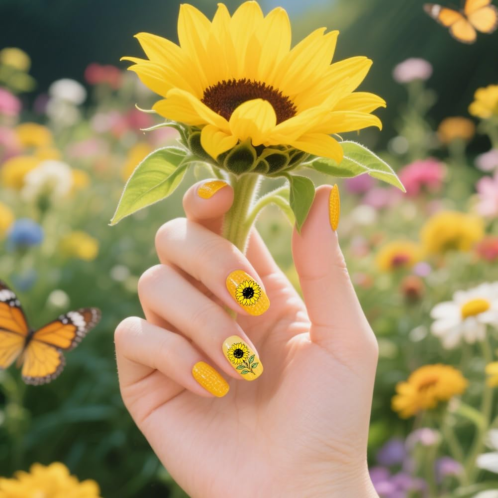 PH Pandahall Pack of 9 Floral Theme Nail Stamping Plates Sunflowers Nail Art Designs Rose Tulip Manicure Art Stencil Bouquet Nails Design Template Leaves Stamp Templates for Women Manicure image number 6