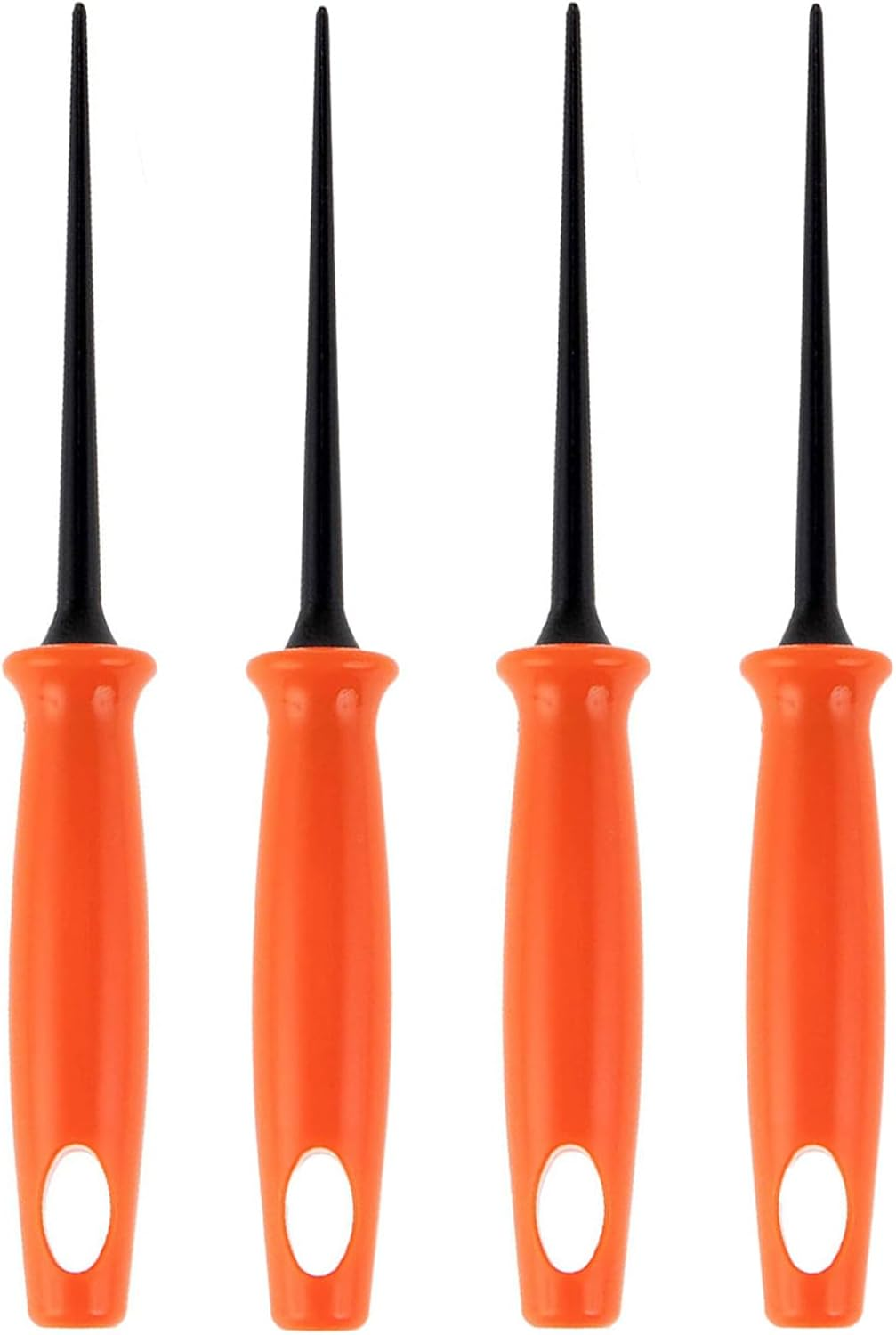 Shimomura Takoyaki Pick Fork, Set of 4, Made in Japan, Dishwasher Safe, Resin, Scratch Resistant, Tip Floats, Easy to Return, Fondue Ahijo, Orange, Tsubamesanjo 45621 image number 6