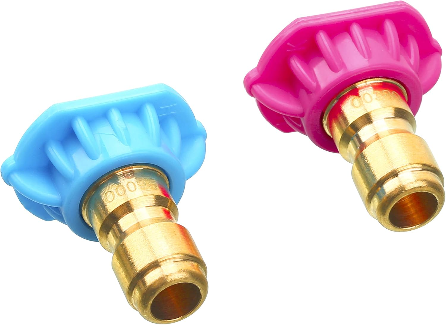 M MINGLE Second Story Quick-Connect Nozzle Tips for Power Washer, Soap and Rinse Jet Stream, Long Range Nozzle,1/4 Inch, 4000PSI, 2-Pack