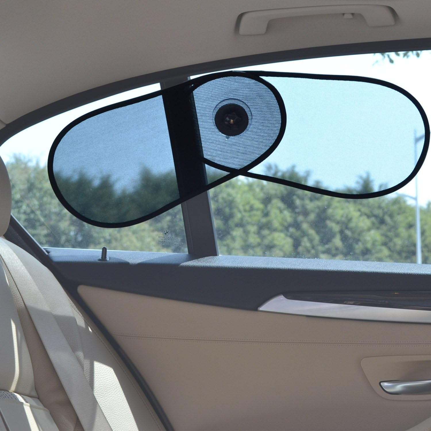 Car Window Sunshade WANPOOL Car Window Sun Shine Blocker, Reduce Glare from Side and Front Window image number 1