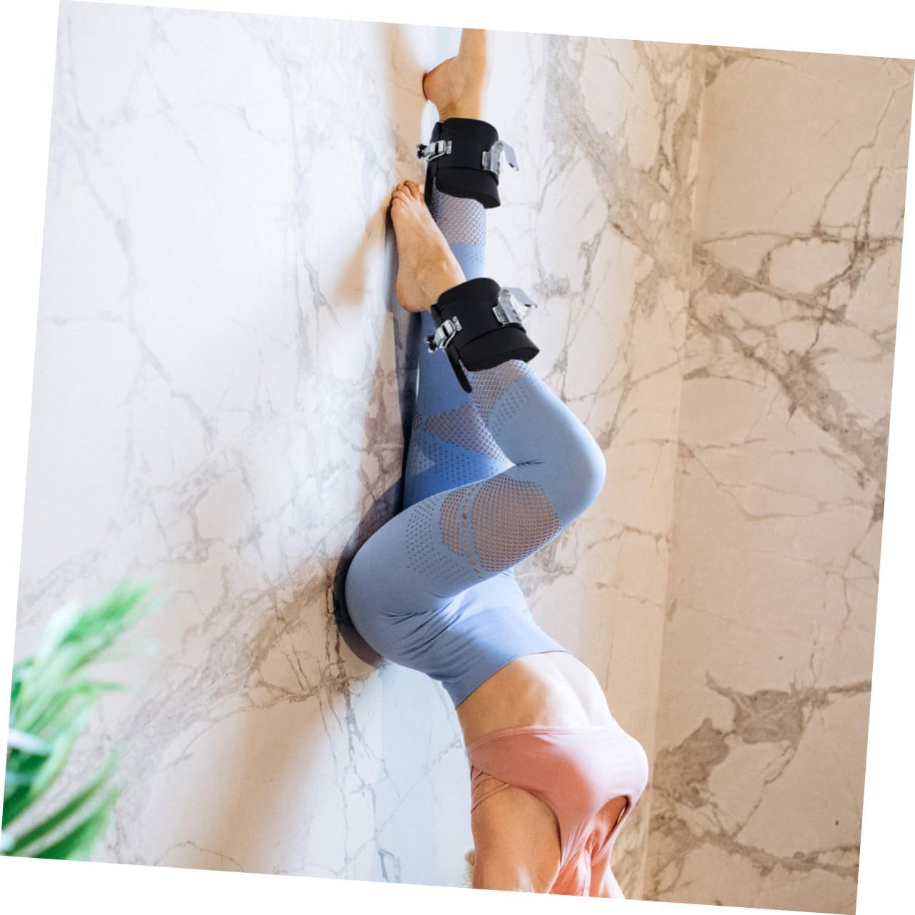 Anneome Gravity Inversion Boots Hanging Pull up Ankle Gravity Boots for Inversion Therapy Fitness Equipment Home Gym Recovery Training image number 1