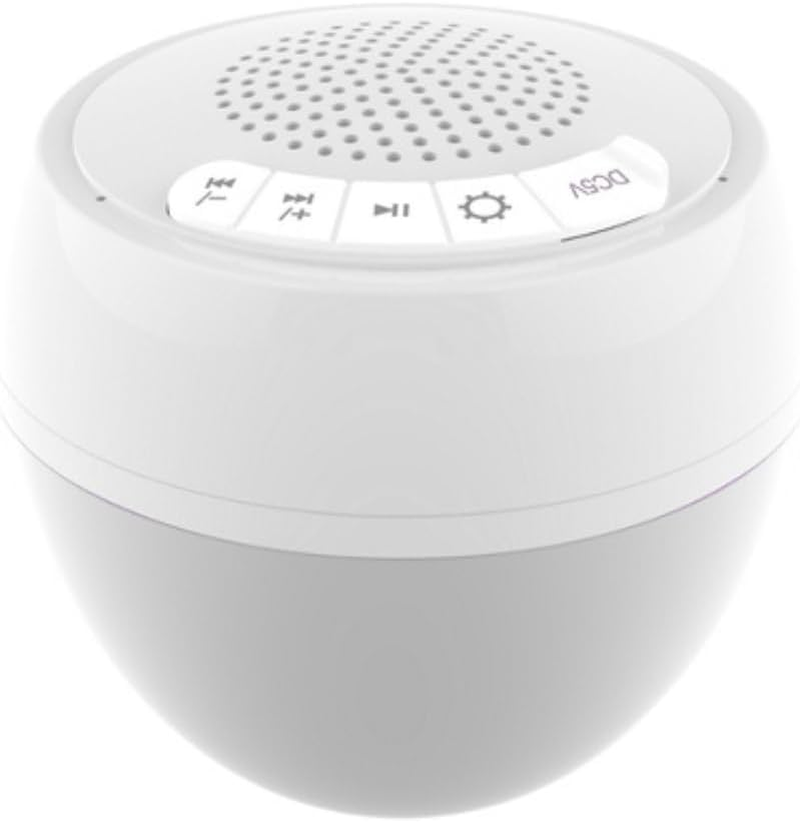 Spire 5W Mini Floating LED Bluetooth Waterproof Pool Speaker, White image number 1