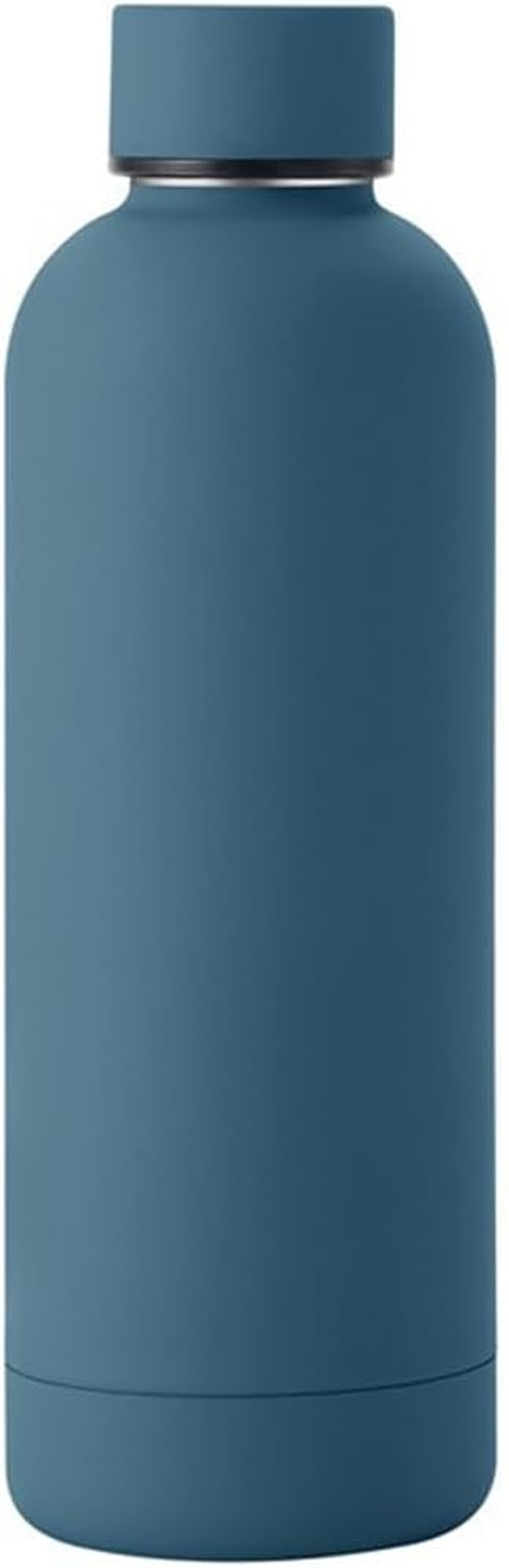 FAMKX 17Oz Stainless Steel Insulated Narrow Mouth Sports Water Bottle, Double Wall Cola Shape Thermos Vacuum Flask (500Ml, Navy) image number 5