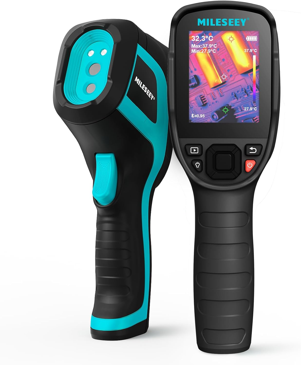 TR256E Thermal Imagers,Mileseey 256 X 192 IR High Resolution Thermal Imaging Camera, Video Recording Supported, Handheld Infrared Camera with 16G Built-In SD Card, Automatic Tracking image number 2