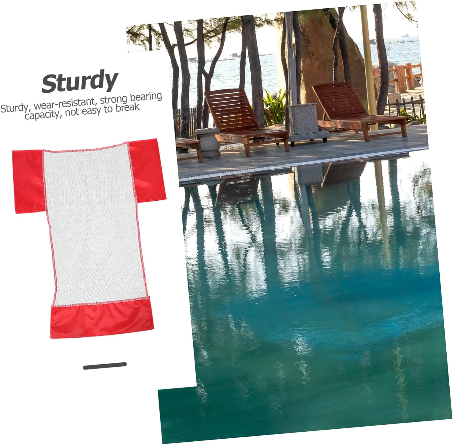 Alasum 2Pcs Swimming Pool Mesh Chair Net Bag Baby Pools Summer Inflatable Noodle Chair Mesh Noodle S Bulk Accessory Swim Accessory Funny Swim Float PVC image number 2