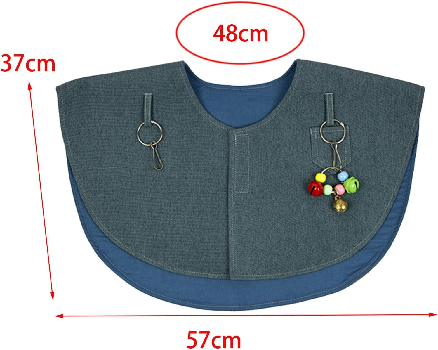 Perfk 2Pcs Parrot anti Scratch Shoulder Protector Pet Pad Diaper Shawl for Macaws