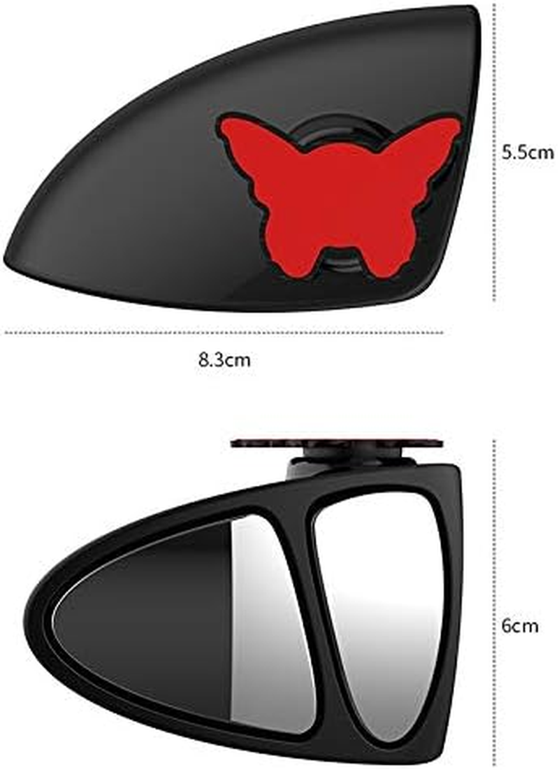 3 in 1 360 Degree Rotation Three Sided Blind Spot Mirror Reversing Parking Auxiliary Blind Spot Convex Mirror Right image number 2