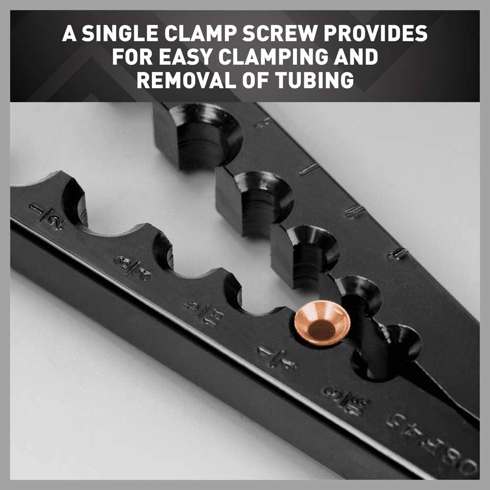 HORUSDY Flaring Tool Set, Heavy Duty Steel with Heat-Treated Bars for Soft and Hard Tubing, Ideal for Water, Gas, and Brake Lines image number 4