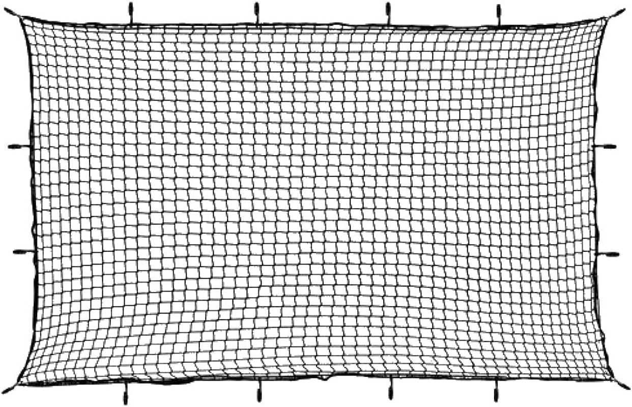Handy Automotive Cargo Net with 12 Hooks, Black, 1.8 Metre Length X 1.2 Metre Width