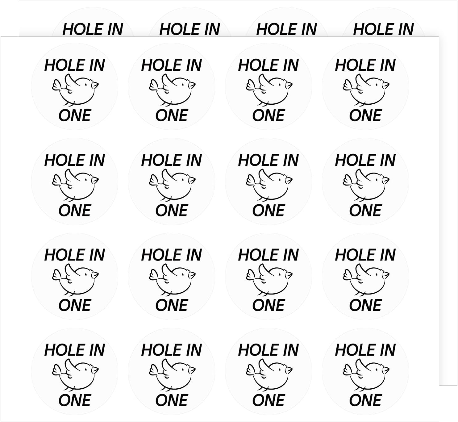 BOXOB 32Pcs Hole in One Golf Ball Stamper, Personalized Golf Ball Stamp Stickers Hole in One Markers for Personalized Marking image number 3