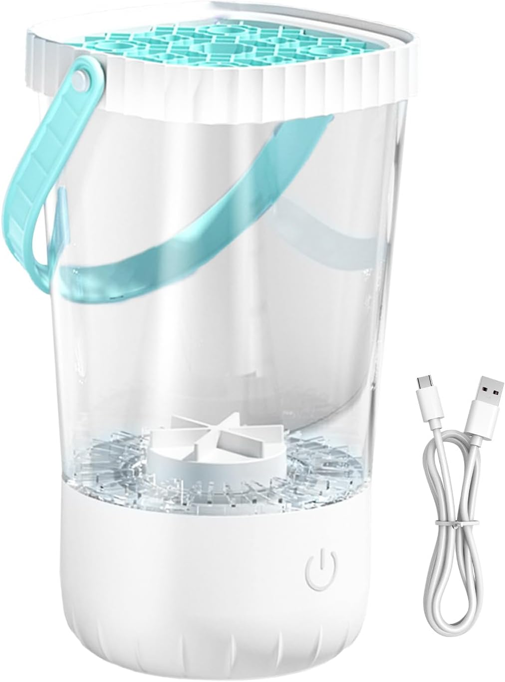 Electric Makeup Brush Cleaner Machine - Portable Make up Tool Cleaner Aid | USB Charging Cosmetic Cleaners Device, Automatic Makeup Brush Cleaning Tool for Girlfriend Wife Friend Daughter Family image number 2