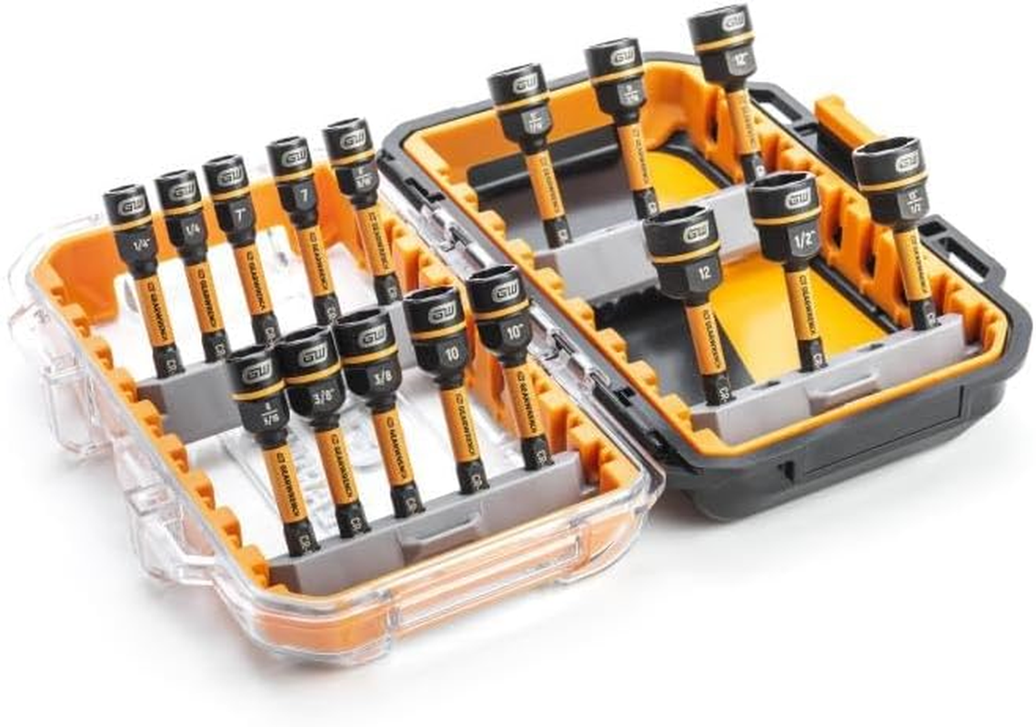 GEARWRENCH 86171-1/4&rdquo; Drive Bolt Biter&trade; Impact Nut Extractor & Driver Set, 16 Pc. image number 2
