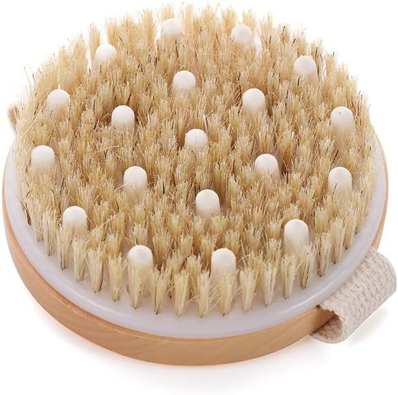 Massage Bath Brush Body Brush for Cleansing Exfoliation and Lymphatic Drainage Spa Tools 006 image number 1