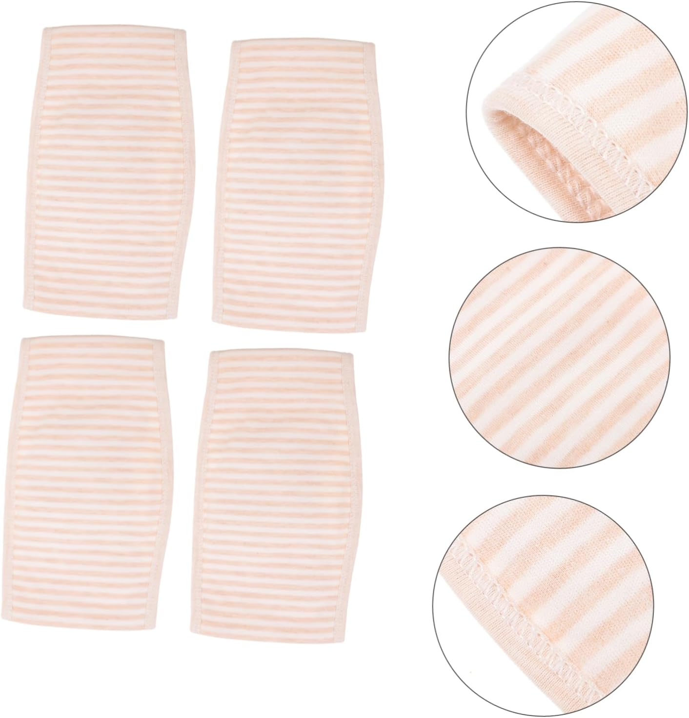 4Pcs Baby Belly Band Navel Band Newborn Umbilical Belt Beige Infant Comfort Support for Boys and Girls image number 5