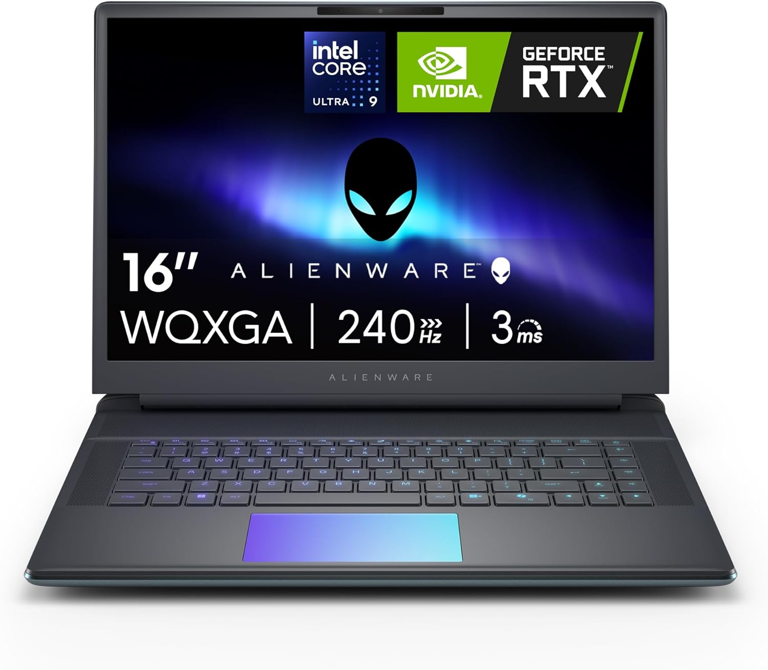 Alienware Gaming Laptop 16 WQXGA (2560 X 1600) Display, Intel Core Ultra 9-275HX, 32 GB DDR5 RAM, 1 TB SSD, NVIDIA Geforce RTX 5080 16 GB GDDR7, Windows 11 Home