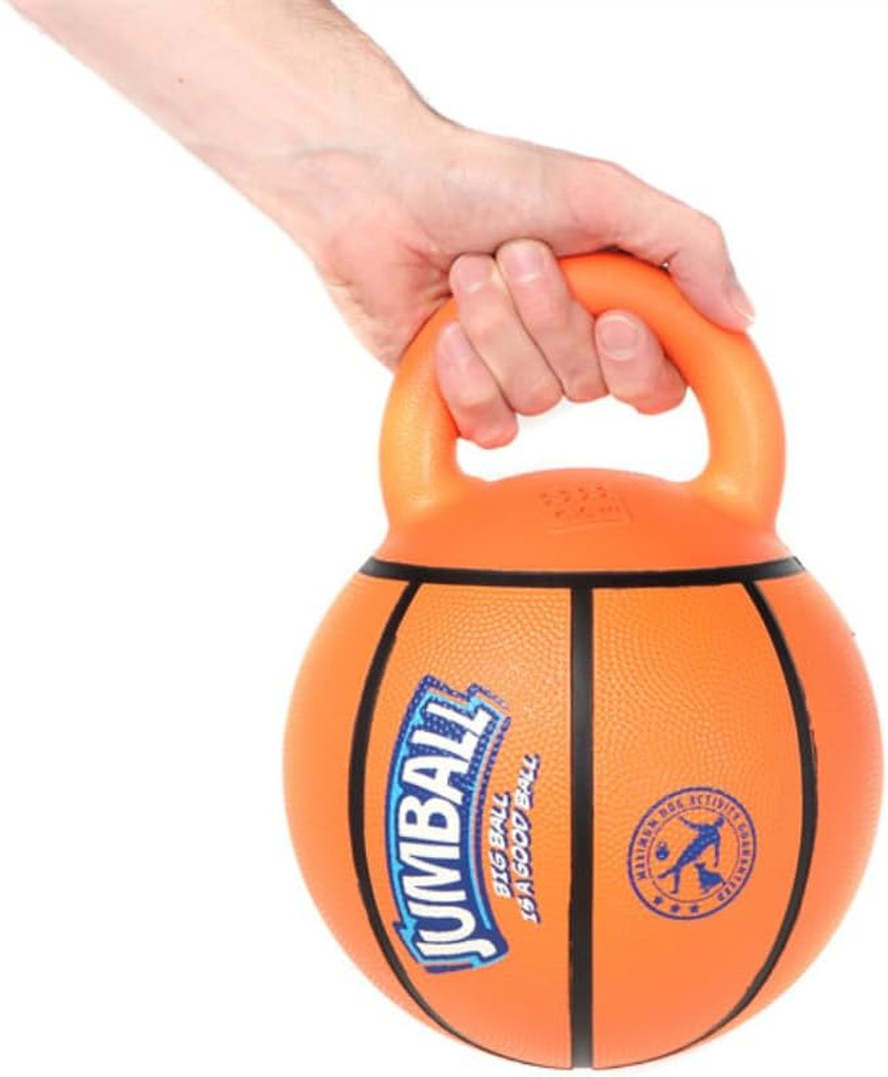 Gigwi Basketball Dog Toy, Orange image number 3