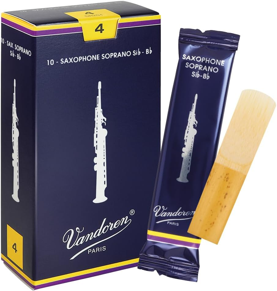 Vandoren Soprano Saxophone Traditional Reeds Box of 10, Strength 4.0 image number 2