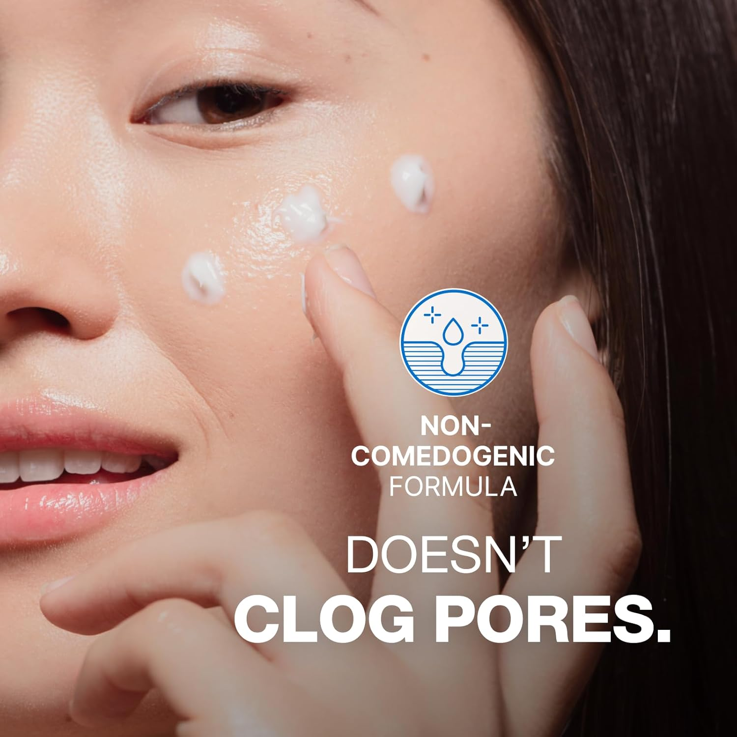 Physiogel Hydrating Facial Cream Moisturizer, Provides 72 Hrs of Hydration for Normal to Dry Sensitive Skin, Fragrance Free, Strengthens Skin Barrier, Face Cream for Men & Women, Ceramide, Squalane image number 2