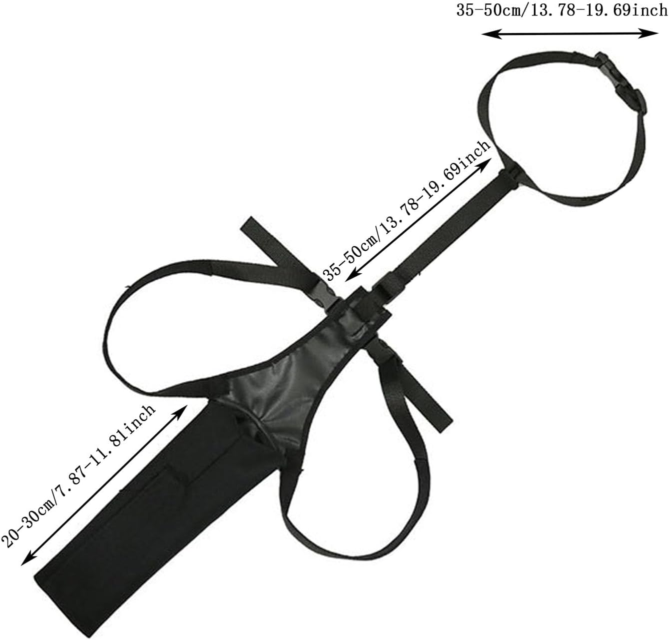 Dog Tail Protector Guard for Medium Large Dogs Adjustable Dog Tail Cover to Prevents Licking Wounds Ends Protector Breathable End Bag for Happy Syndrome Recovery (M) image number 3