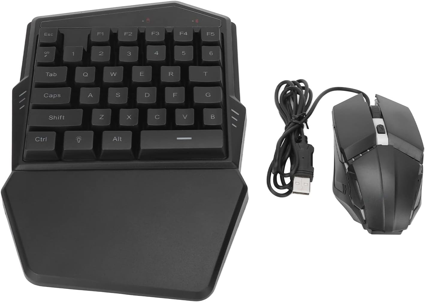 Half Keyboard Gaming Mouse Custom Flexible RGB Backlit Mobile Phone Keyboard with Tablet Keypad image number 1