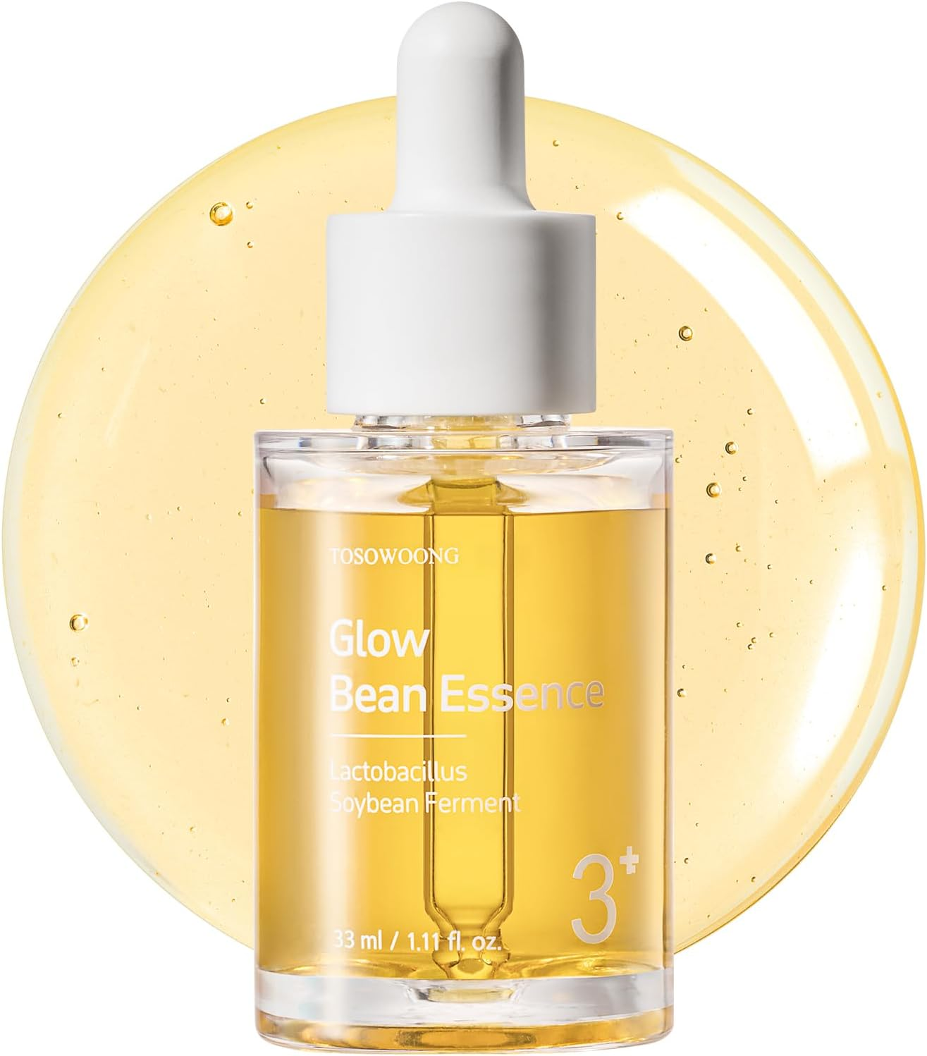 TOSOWOONG Glow Bean Essence, 31,025Ppm Soybean Ferment Extract, Glass Skin, Exfoliating, Hydrating, Radiant, Moisturizer, Barrier, Face Serum, Korean Skin Care, 33Ml / 1.11 Fl. Oz. image number 5