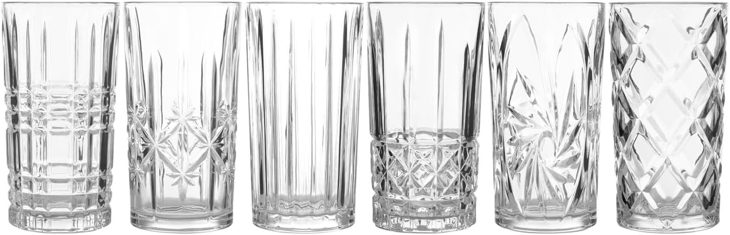 Maxwell & Williams Cocktail & Co Mixologist Highball 380ML Set of 6 Gift Boxed image number 1